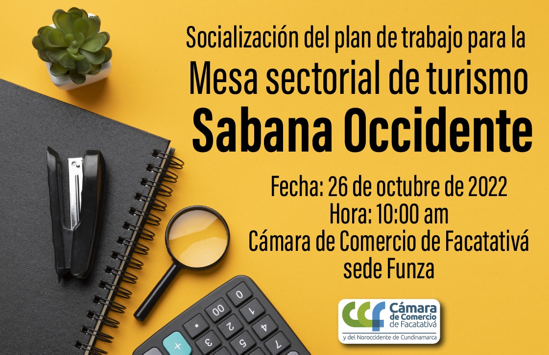 SOCIALIZACIÓN MESA SECTORIAL DE TURISMO SABANA OCCIDENTE 10.10.22